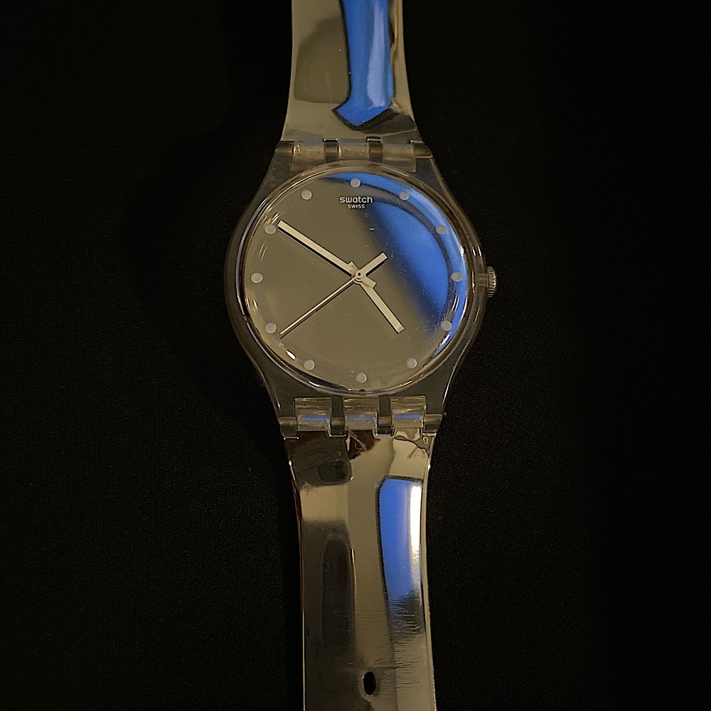 Silver Swatch Watch